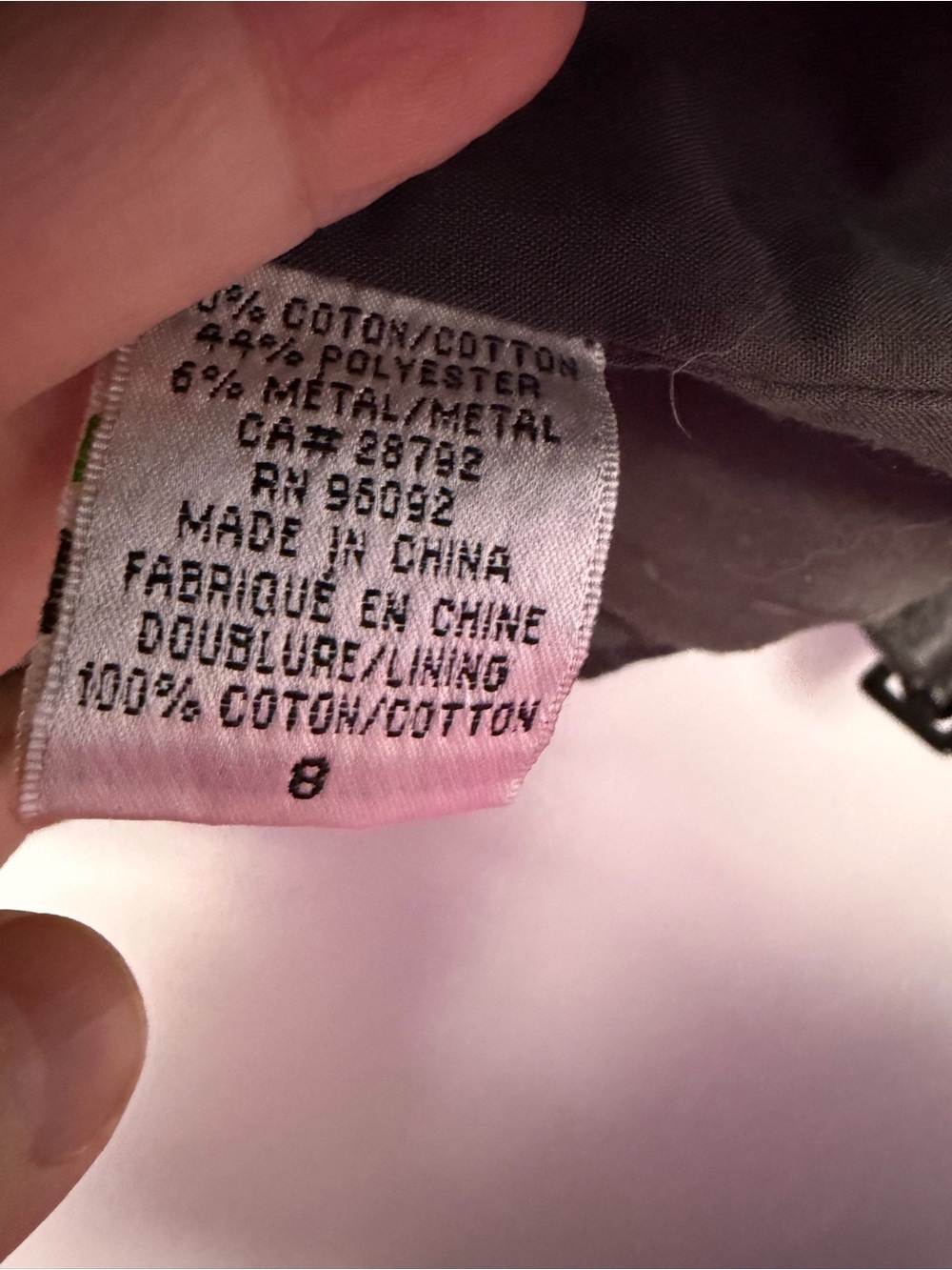 Dalia Collection Black Double-Breasted Trench Jacket - Picture 3 of 5